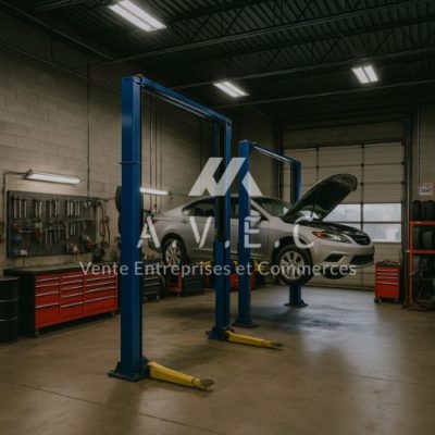 vente centre auto garage en murs et fonds à forte notoriété nord Gard