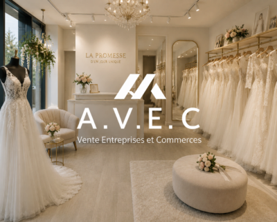 Vente boutique de robes de mariées 